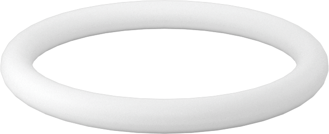 Ultra Kimyasala Dayanıklı Sert PTFE O-Rings, Düz Dişli Bağlantılar İçin, Dash No. 913