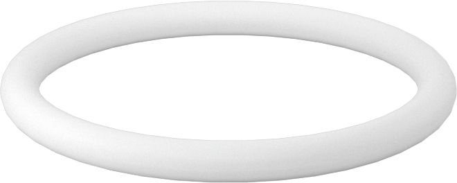 Ultra Kimyasala Dayanıklı Sert PTFE O-Rings, Düz Dişli Bağlantılar İçin, Dash No. 916