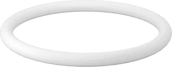 Ultra Kimyasala Dayanıklı Sert PTFE O-Rings, Düz Dişli Bağlantılar İçin, Dash No. 918