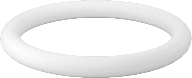 Ultra Kimyasala Dayanıklı Sert PTFE O-Rings, Düz Dişli Bağlantılar İçin, Dash No. 910
