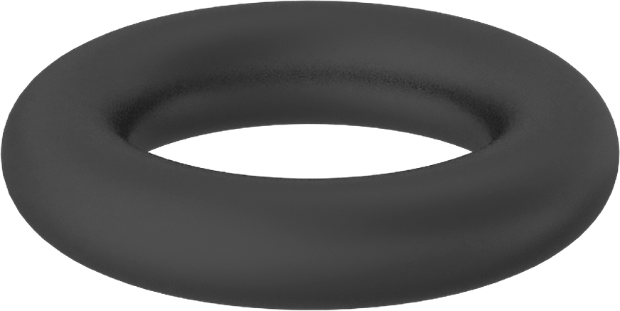Sert Viton® Floroelastomer O-Ring, Kimyasala Dayanıklı, 3/16 Kesirli Genişlik, Dash Numarası 312