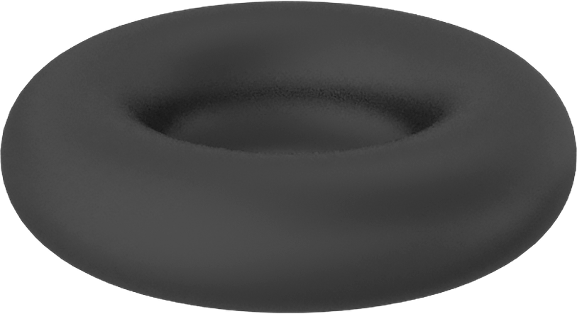 Sert Viton® Floroelastomer O-Ring, Kimyasala Dayanıklı, 3/32 Kesirli Genişlik, Dash Numarası 106