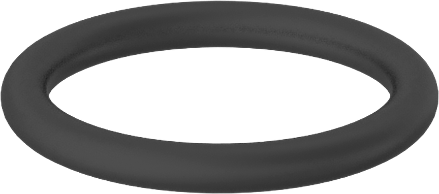 Sert Viton® Floroelastomer O-Ring, Kimyasala Dayanıklı, 3/32 Kesirli Genişlik, Dash Numarası 116