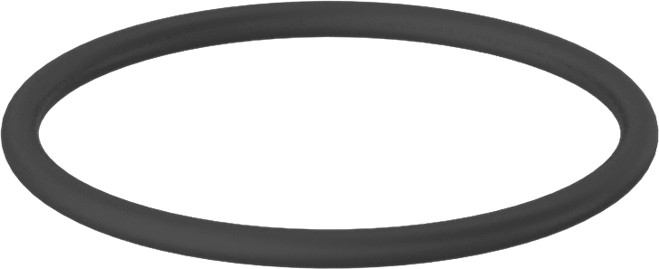 Sert Viton® Floroelastomer O-Ring, Kimyasala Dayanıklı, 3/32 Kesirli Genişlik, Dash Numarası 130