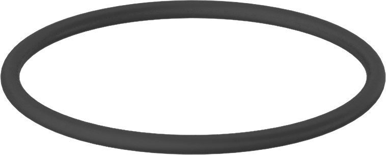 Sert Viton® Floroelastomer O-Ring, Kimyasala Dayanıklı, 3/32 Kesirli Genişlik, Dash Numarası 135