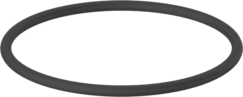 Sert Viton® Floroelastomer O-Ring, Kimyasala Dayanıklı, 3/32 Kesirli Genişlik, Dash Numarası 138