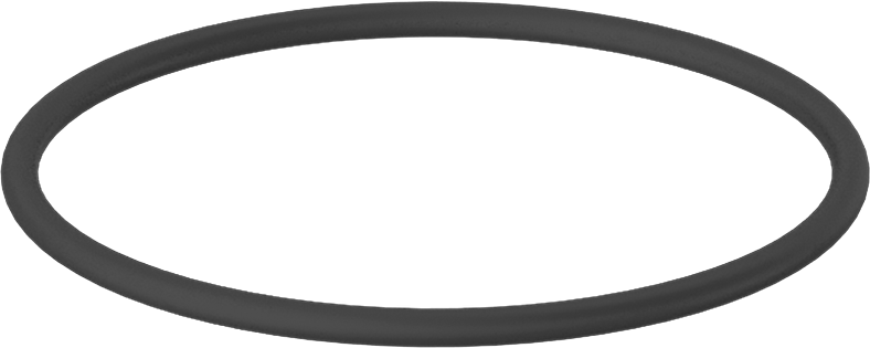 Sert Viton® Floroelastomer O-Ring, Kimyasala Dayanıklı, 3/32 Kesirli Genişlik, Dash Numarası 140