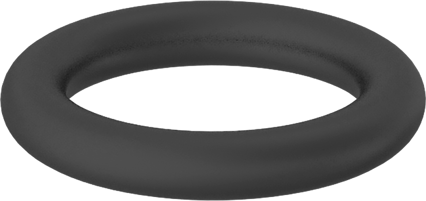 Sert Viton® Floroelastomer O-Ring, Kimyasala Dayanıklı, 1/8 Kesirli Genişlik, Dash Numarası 208