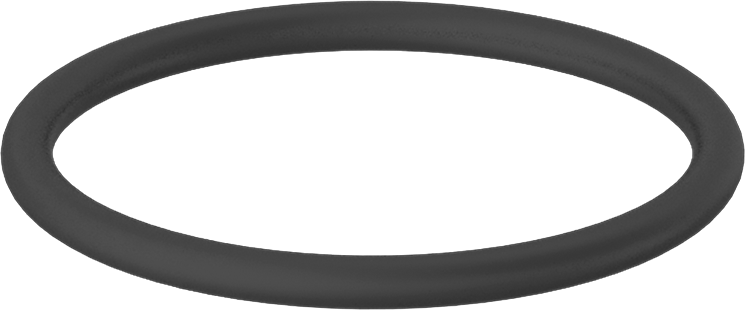 Sert Viton® Floroelastomer O-Ring, Kimyasala Dayanıklı, 1/8 Kesirli Genişlik, Dash Numarası 224