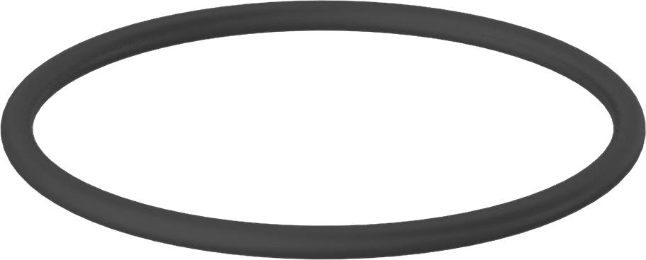 Sert Viton® Floroelastomer O-Ring, Kimyasala Dayanıklı, 3/16 Kesirli Genişlik, Dash Numarası 344