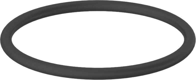Sert Viton® Floroelastomer O-Ring, Kimyasala Dayanıklı, 1/8 Kesirli Genişlik, Dash Numarası 227