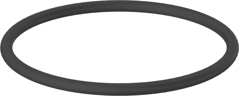 Sert Viton® Floroelastomer O-Ring, Kimyasala Dayanıklı, 1/8 Kesirli Genişlik, Dash Numarası 230