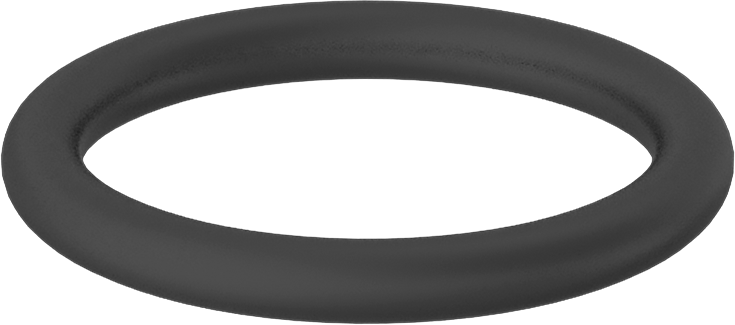 Sert Viton® Floroelastomer O-Ring, Kimyasala Dayanıklı, 3/16 Kesirli Genişlik, Dash Numarası 325