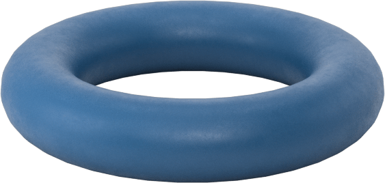 Düşük Sıcaklık Mil. Spec. Florosilikon O-Ring, Kimyasala Dayanıklı, 1/16 Kesirli Genişlik, Dash Numarası 009