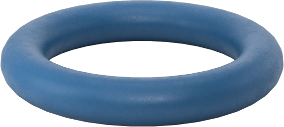 Düşük Sıcaklık Mil. Spec. Florosilikon O-Ring, Kimyasala Dayanıklı, 1/16 Kesirli Genişlik, Dash Numarası 011