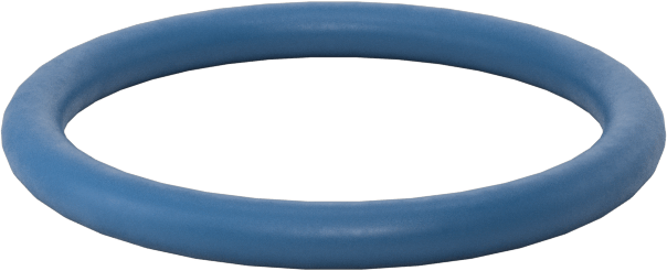 Düşük Sıcaklık Mil. Spec. Florosilikon O-Ring, Kimyasala Dayanıklı, 1/16 Kesirli Genişlik, Dash Numarası 016