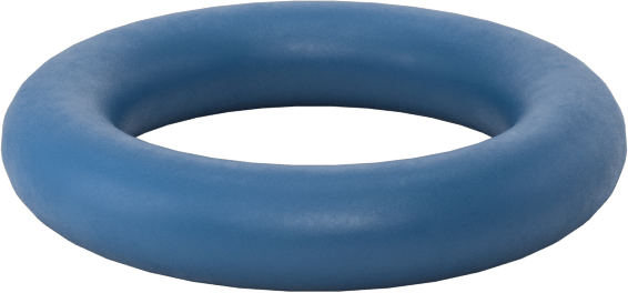 Düşük Sıcaklık Mil. Spec. Florosilikon O-Ring, Kimyasala Dayanıklı, 1/16 Kesirli Genişlik, Dash Numarası 010