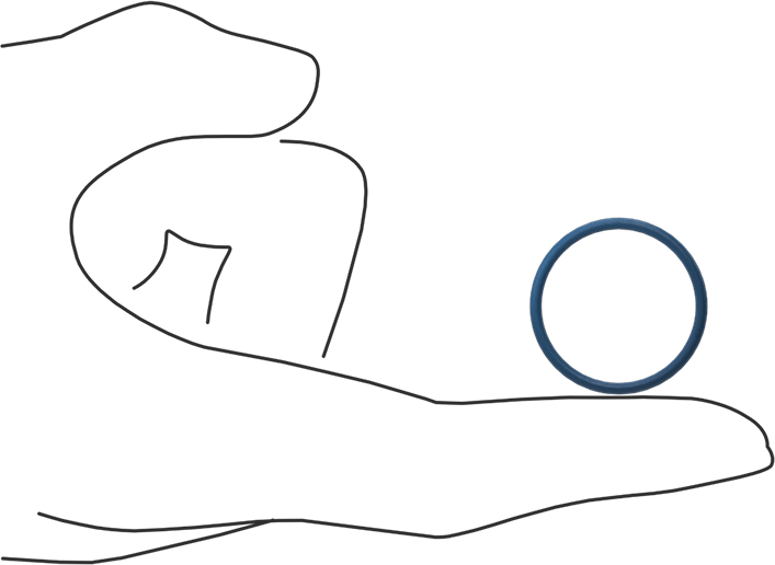 Düşük Sıcaklık Mil. Spec. Florosilikon O-Ring, Kimyasala Dayanıklı, 1/16 Kesirli Genişlik, Dash Numarası 021