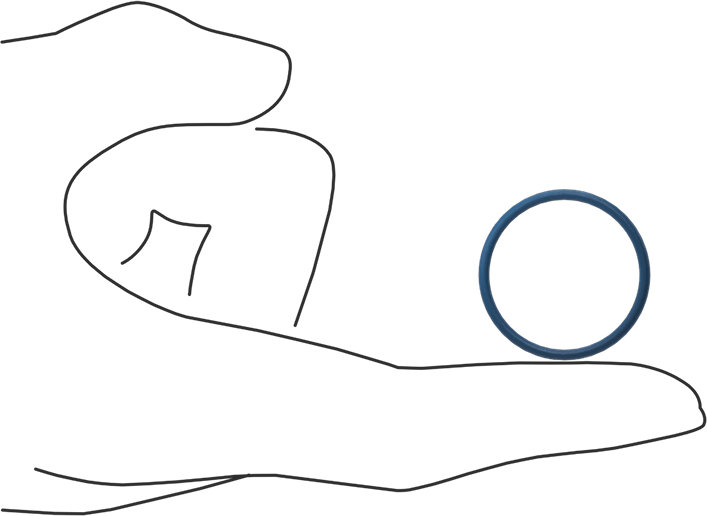 Düşük Sıcaklık Mil. Spec. Florosilikon O-Ring, Kimyasala Dayanıklı, 1/16 Kesirli Genişlik, Dash Numarası 022