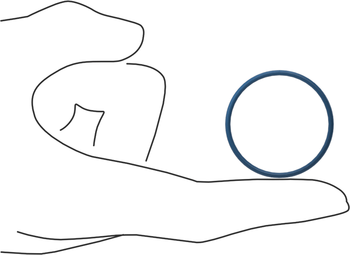 Düşük Sıcaklık Mil. Spec. Florosilikon O-Ring, Kimyasala Dayanıklı, 1/16 Kesirli Genişlik, Dash Numarası 027
