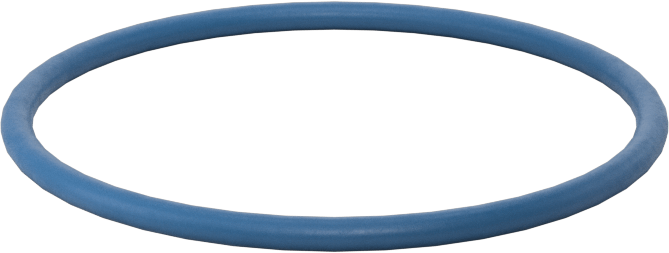 Düşük Sıcaklık Mil. Spec. Florosilikon O-Ring, Kimyasala Dayanıklı, 1/16 Kesirli Genişlik, Dash Numarası 028