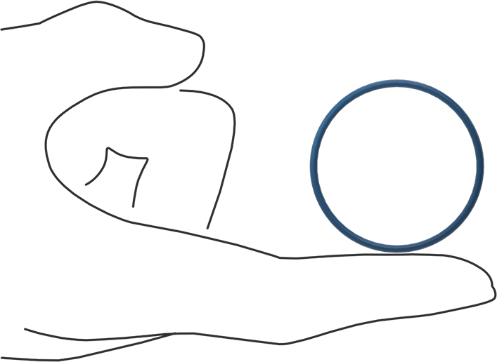 Düşük Sıcaklık Mil. Spec. Florosilikon O-Ring, Kimyasala Dayanıklı, 1/16 Kesirli Genişlik, Dash Numarası 029