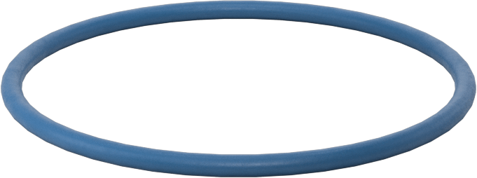 Düşük Sıcaklık Mil. Spec. Florosilikon O-Ring, Kimyasala Dayanıklı, 1/16 Kesirli Genişlik, Dash Numarası 029