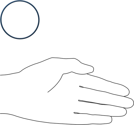 Düşük Sıcaklık Mil. Spec. Florosilikon O-Ring, Kimyasala Dayanıklı, 1/16 Kesirli Genişlik, Dash Numarası 033