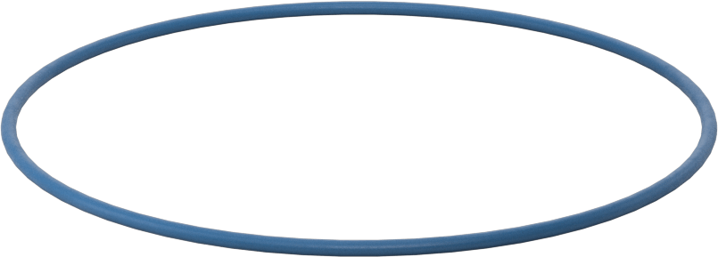 Düşük Sıcaklık Mil. Spec. Florosilikon O-Ring, Kimyasala Dayanıklı, 1/16 Kesirli Genişlik, Dash Numarası 042