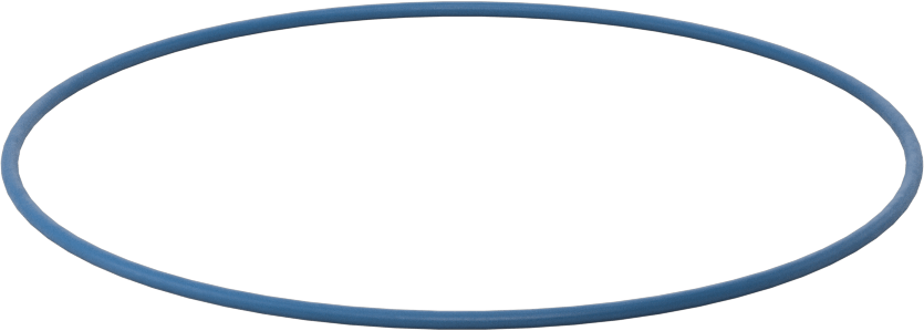 Düşük Sıcaklık Mil. Spec. Florosilikon O-Ring, Kimyasala Dayanıklı, 1/16 Kesirli Genişlik, Dash Numarası 044