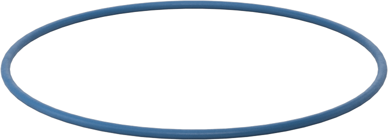 Düşük Sıcaklık Mil. Spec. Florosilikon O-Ring, Kimyasala Dayanıklı, 1/16 Kesirli Genişlik, Dash Numarası 040