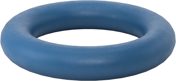 Düşük Sıcaklık Mil. Spec. Florosilikon O-Ring, Kimyasala Dayanıklı, 3/32 Kesirli Genişlik, Dash Numarası 110