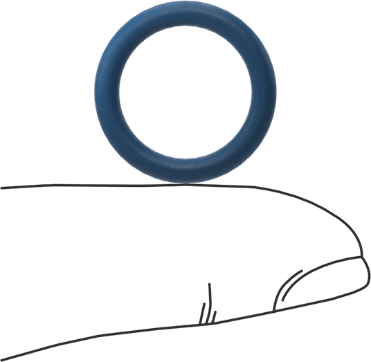 Düşük Sıcaklık Mil. Spec. Florosilikon O-Ring, Kimyasala Dayanıklı, 3/32 Kesirli Genişlik, Dash Numarası 113