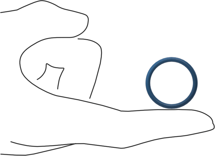 Düşük Sıcaklık Mil. Spec. Florosilikon O-Ring, Kimyasala Dayanıklı, 3/32 Kesirli Genişlik, Dash Numarası 119