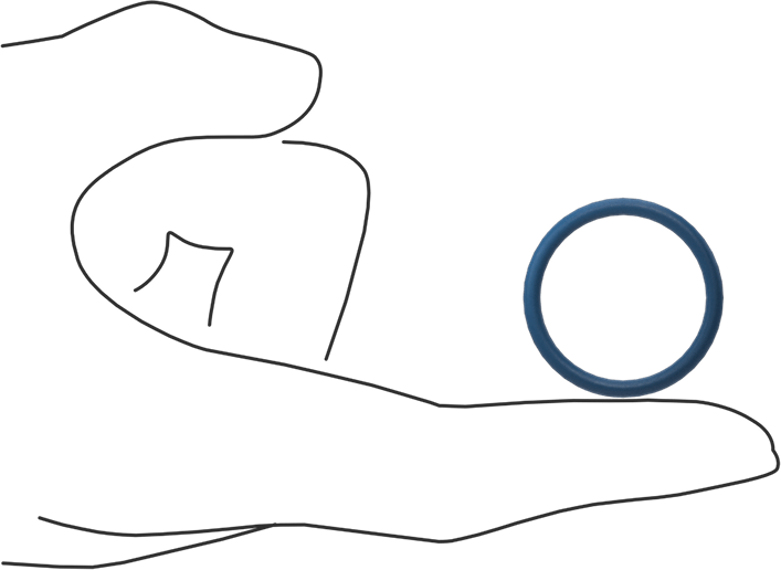 Düşük Sıcaklık Mil. Spec. Florosilikon O-Ring, Kimyasala Dayanıklı, 3/32 Kesirli Genişlik, Dash Numarası 120