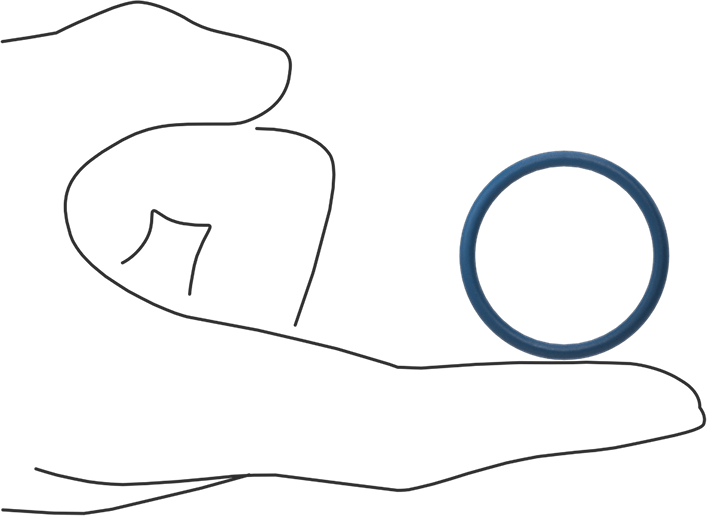 Düşük Sıcaklık Mil. Spec. Florosilikon O-Ring, Kimyasala Dayanıklı, 3/32 Kesirli Genişlik, Dash Numarası 123