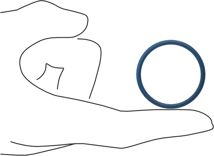 Düşük Sıcaklık Mil. Spec. Florosilikon O-Ring, Kimyasala Dayanıklı, 3/32 Kesirli Genişlik, Dash Numarası 125