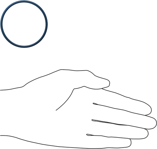 Düşük Sıcaklık Mil. Spec. Florosilikon O-Ring, Kimyasala Dayanıklı, 3/32 Kesirli Genişlik, Dash Numarası 136