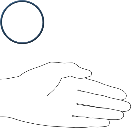 Düşük Sıcaklık Mil. Spec. Florosilikon O-Ring, Kimyasala Dayanıklı, 3/32 Kesirli Genişlik, Dash Numarası 140