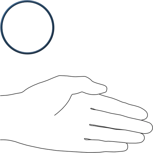 Düşük Sıcaklık Mil. Spec. Florosilikon O-Ring, Kimyasala Dayanıklı, 3/32 Kesirli Genişlik, Dash Numarası 142