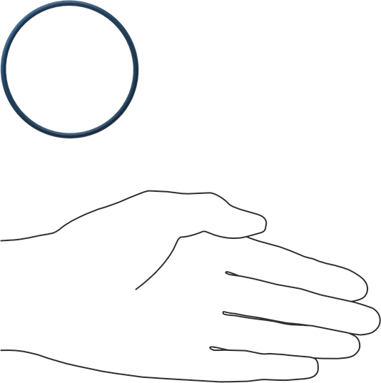 Düşük Sıcaklık Mil. Spec. Florosilikon O-Ring, Kimyasala Dayanıklı, 3/32 Kesirli Genişlik, Dash Numarası 143