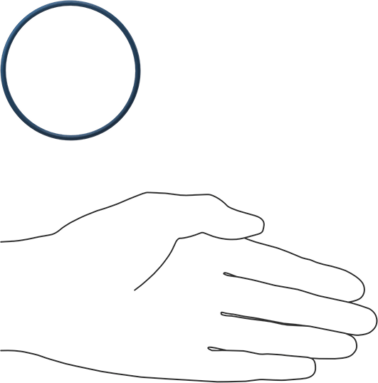 Düşük Sıcaklık Mil. Spec. Florosilikon O-Ring, Kimyasala Dayanıklı, 3/32 Kesirli Genişlik, Dash Numarası 144