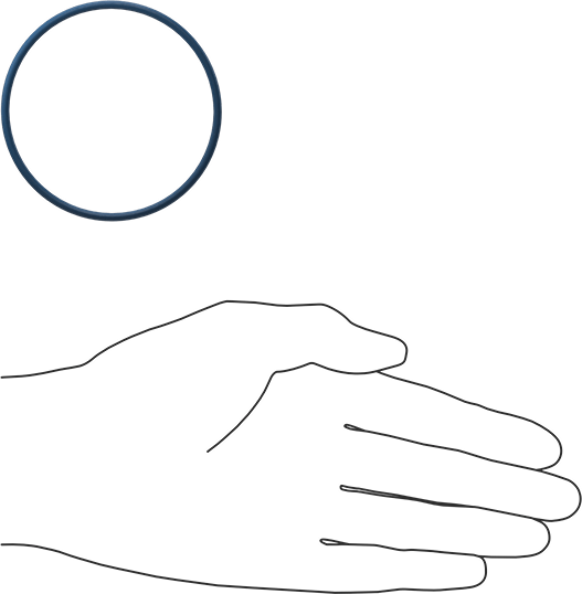 Düşük Sıcaklık Mil. Spec. Florosilikon O-Ring, Kimyasala Dayanıklı, 3/32 Kesirli Genişlik, Dash Numarası 145