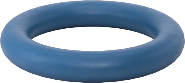 Düşük Sıcaklık Mil. Spec. Florosilikon O-Ring, Kimyasala Dayanıklı, 1/8 Kesirli Genişlik, Dash Numarası 208