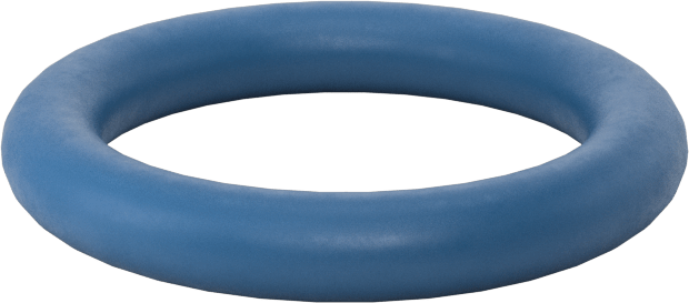 Düşük Sıcaklık Mil. Spec. Florosilikon O-Ring, Kimyasala Dayanıklı, 1/8 Kesirli Genişlik, Dash Numarası 209