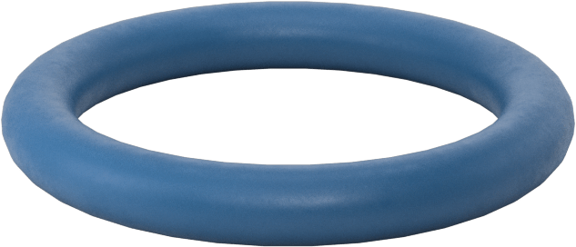 Düşük Sıcaklık Mil. Spec. Florosilikon O-Ring, Kimyasala Dayanıklı, 1/8 Kesirli Genişlik, Dash Numarası 211