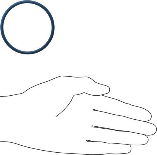 Düşük Sıcaklık Mil. Spec. Florosilikon O-Ring, Kimyasala Dayanıklı, 1/8 Kesirli Genişlik, Dash Numarası 228