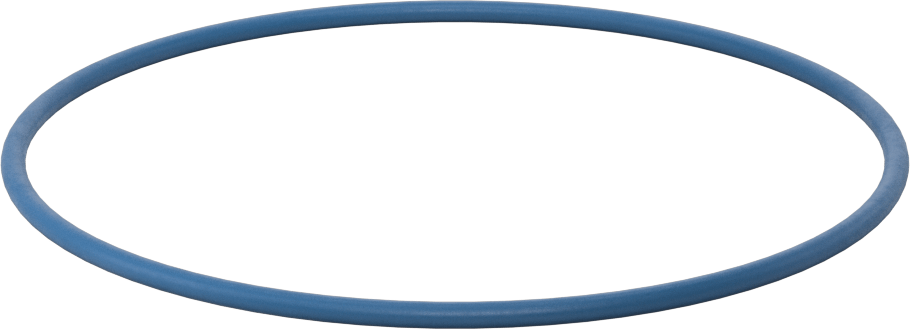 Düşük Sıcaklık Mil. Spec. Florosilikon O-Ring, Kimyasala Dayanıklı, 1/8 Kesirli Genişlik, Dash Numarası 250