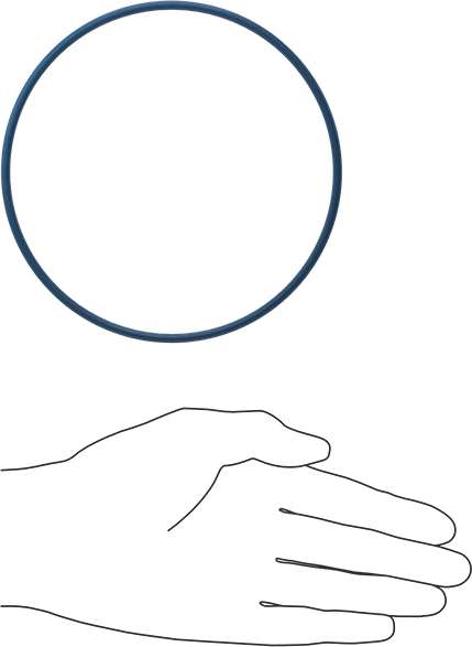 Düşük Sıcaklık Mil. Spec. Florosilikon O-Ring, Kimyasala Dayanıklı, 1/8 Kesirli Genişlik, Dash Numarası 250