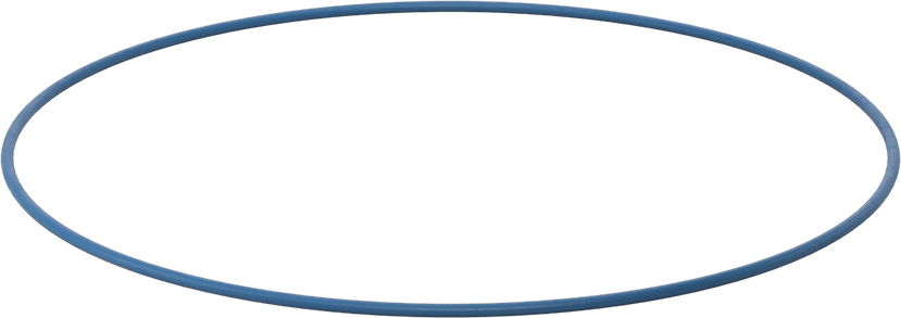 Düşük Sıcaklık Mil. Spec. Florosilikon O-Ring, Kimyasala Dayanıklı, 1/8 Kesirli Genişlik, Dash Numarası 274